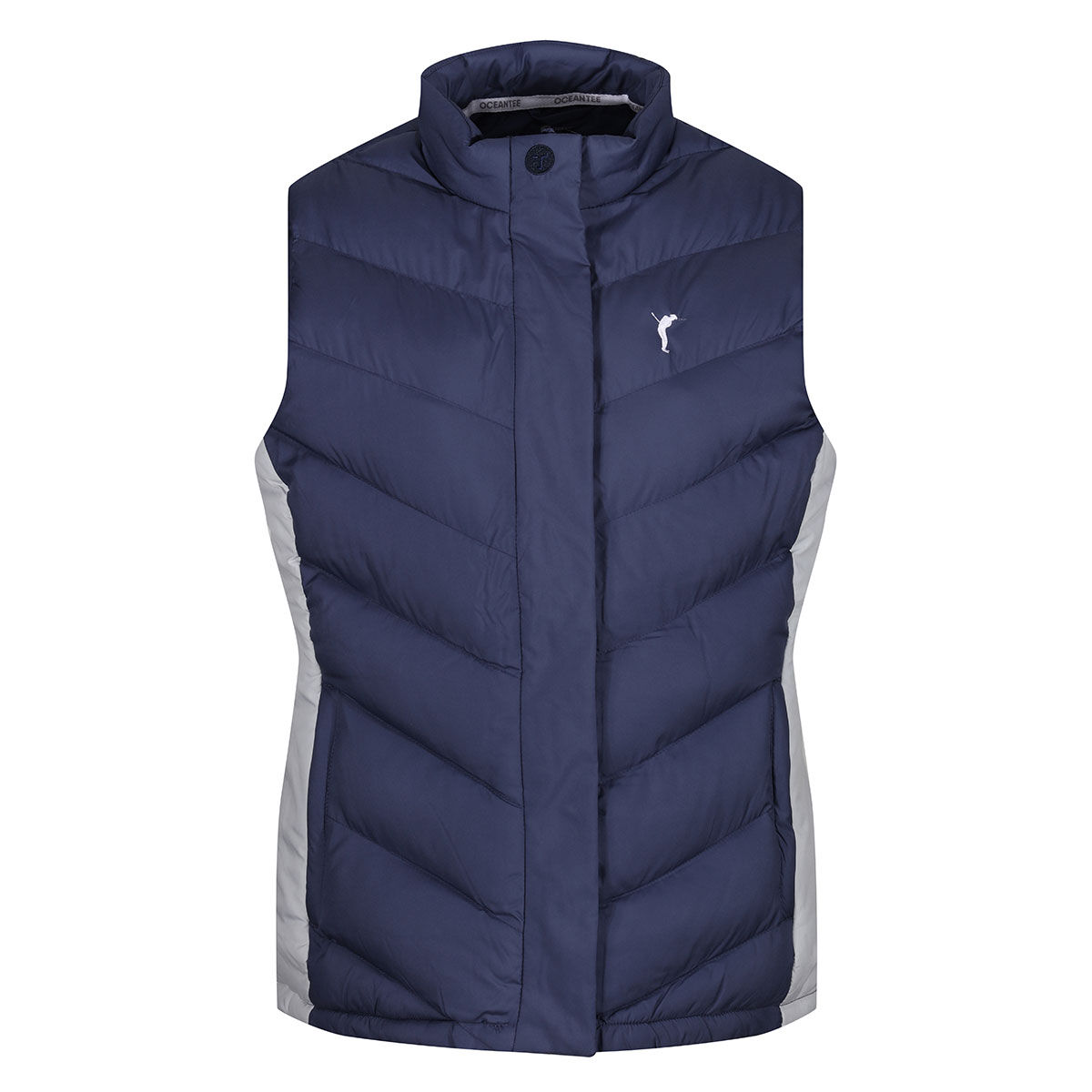 Ocean Tee GOLFINO Womens Wave Golf Gilet, Female, Crown blue, Xs | American Golf von Ocean Tee