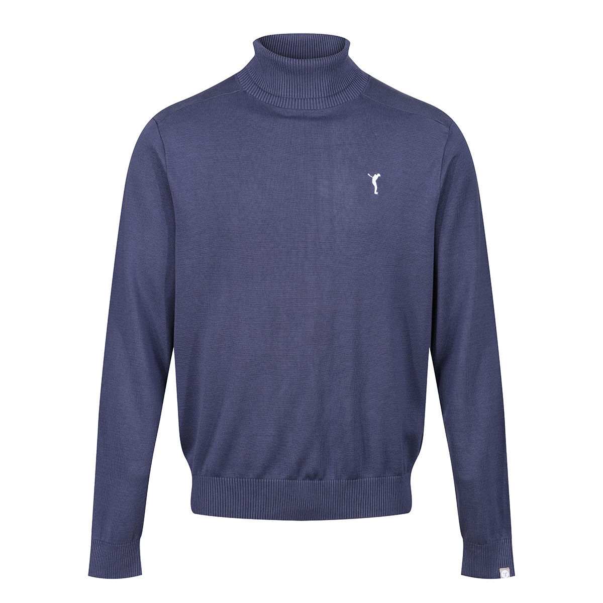 Ocean Tee Mens Blue Embroidered GOLFINO Wave Golf Sweater, Size: Small | American Golf von Ocean Tee