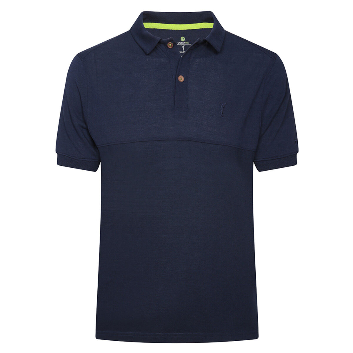 Ocean Tee Mens Navy Blue Lightweight Plain GOLFINO Golf Polo Shirt, Size: Small | American Golf von Ocean Tee