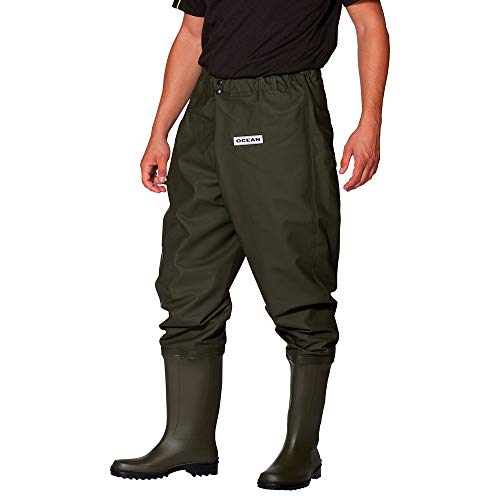 OCEAN Unisex-Adult ORIGINAL Fechtjacken, Dunkle Olive, 40 von OCEAN