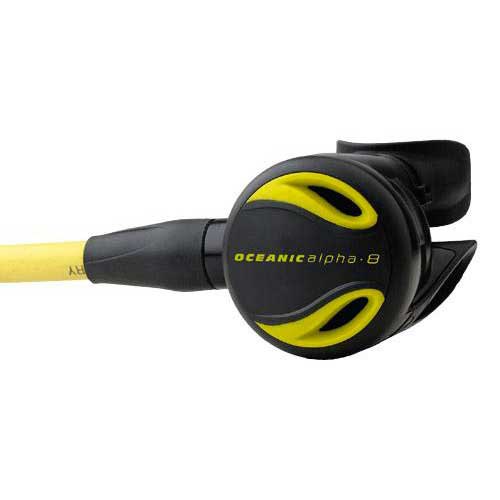 Oceanic Alpha 8 Octopus Schwarz with Hose von Oceanic