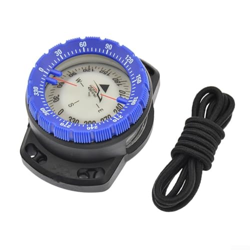 Tauch-Navigation, Kompass, leicht, tragbar, wasserdicht, 30 °C bis 60 °C, maximale Tiefe 50 m (blau) von Oceanlend