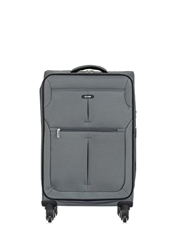 OCHNIK Mittlerer Rollkoffer | Soft Case | Material: Nylon | Farbe: Grau| Größe: M | Maße: 69x42x29cm | Fassungsvermögen: 59l | hohe Qualität OCHNIK Mittlerer Rollkoffer | Soft Case | Material: Nylon | Farbe: Grau| Größe: M | Maße: 69x42x29cm | Fassungsvermögen: 59l | hohe Qualität von OCHNIK