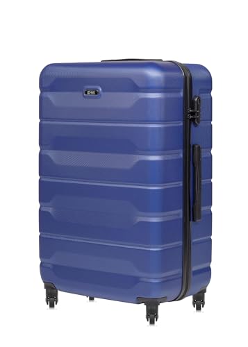 OCHNIK Großer Koffer | Hartschalenkoffer | Farbe: Blau | 76x49x29 cm | Größe: L | Reise-Koffer mit 4 Rollen | Trolley | Langlebig | Mit ABS | Numerische Sperre | Fassungsvermögen 94 L OCHNIK Großer Koffer | Hartschalenkoffer | Farbe: Blau | 76x49x29 cm | Größe: L | Reise-Koffer mit 4 Rollen | Trolley | Langlebig | Mit ABS | Numerische Sperre | Fassungsvermögen 94 L von OCHNIK