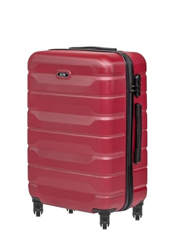 OCHNIK Mittelgroßer Koffer | Hartschalenkoffer | Farbe: Rot | 66x43x26 cm | Größe: M | Reise-Koffer mit 4 Rollen | Trolley | Langlebig | Mit ABS | Numerische Sperre | Fassungsvermögen 62 L OCHNIK Mittelgroßer Koffer | Hartschalenkoffer | Farbe: Rot | 66x43x26 cm | Größe: M | Reise-Koffer mit 4 Rollen | Trolley | Langlebig | Mit ABS | Numerische Sperre | Fassungsvermögen 62 L von OCHNIK
