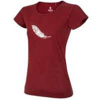 CLASSIC T ORGANIC Women Feather, L, Wine Syrah, Ocun von Ocun