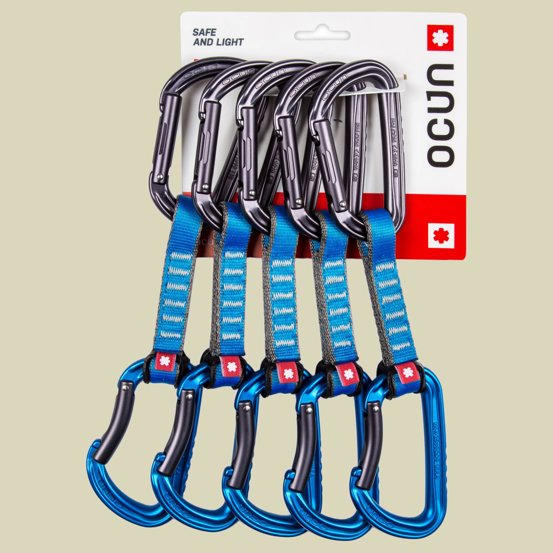 Falcon QD PA 16 5-pack 5-er Pack Farbe: blue Falcon QD PA 16 5-pack 5-er Pack Farbe: blue von Ocun