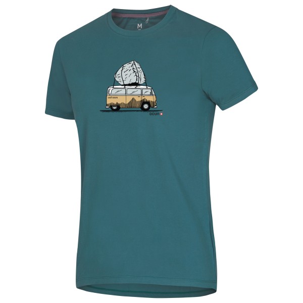 Ocun - Classic T Bus-Stone - T-Shirt Gr L;XL;XXL türkis von Ocun