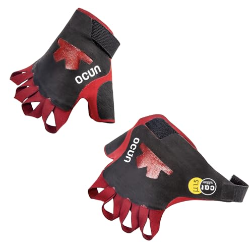 Ocun Crack Gloves Pro Rot - Strapazierfähige elastische Risskletterhandschuhe, Größe M - Farbe Red Ocun Crack Gloves Pro Rot - Strapazierfähige elastische Risskletterhandschuhe, Größe M - Farbe Red von Ocun