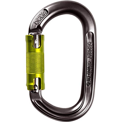 Ocun Osprey Twist Grau-Grün - Leichter ovaler Aluminium Sicherungskarabiner, Größe One Size - Farbe Anthracite - Green Ocun Osprey Twist Grau-Grün - Leichter ovaler Aluminium Sicherungskarabiner, Größe One Size - Farbe Anthracite - Green von Ocun