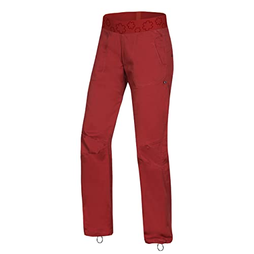 Ocun W Pantera Pants Rot - Leichte elastische Damen Kletterhose, Größe XS - Farbe Chili Oil von Ocun