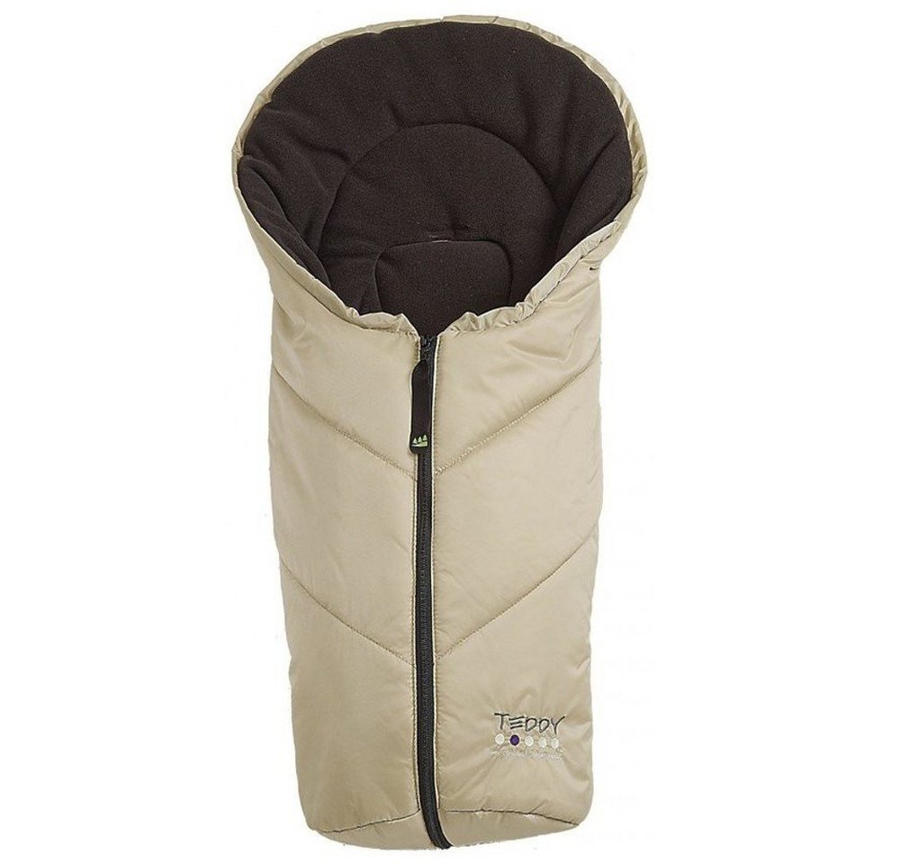 Odenwälder Fahrradhelm Odenwälder Fußsack für Babyschale Teddy P5 sand von Odenwälder