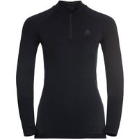 ODLO Damen Unterhemd BL TOP Turtle neck l/s half zi ODLO Damen Unterhemd BL TOP Turtle neck l/s half zi von Odlo