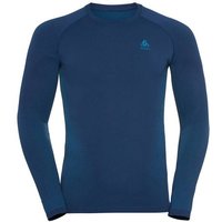 ODLO Herren Unterhemd BL TOP Crew neck l/s PERFORMAN von Odlo