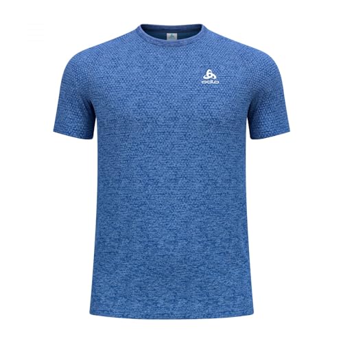 ODLO Laufshirt Herren Kurzarm Essential Seamless I Sport Shirt Männer I Sport Oberteil I Fitness Shirt von Odlo