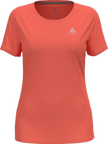 ODLO Damen F-dry T-shirt Hiking, Living Coral, XL EU von Odlo