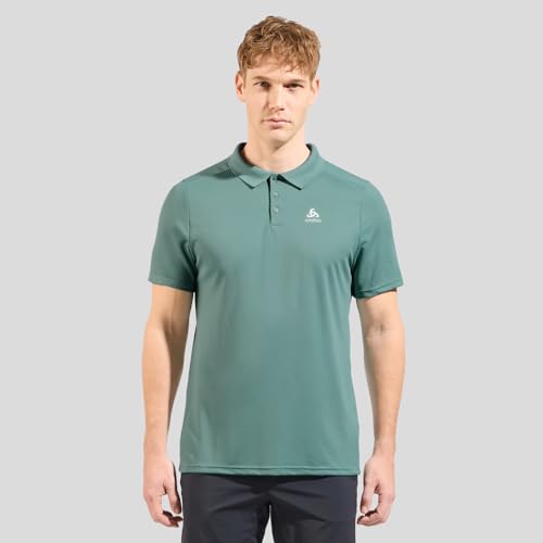 ODLO Wandershirt Herren F-Dry I Funktionsshirt Wandern Atmungsaktiv I Polo Shirt von Odlo