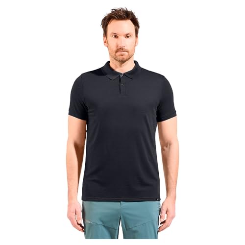 ODLO Wandershirt Herren Ascent Natural I Funktionsshirt Wandern Atmungsaktiv I Polo Shirt von Odlo