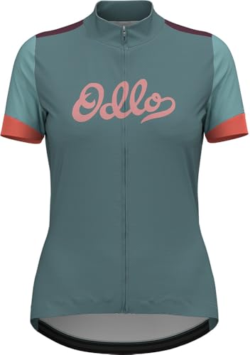 ODLO Fahrradtrikot Damen Essential Vintage I Radtrikot kurzarm I Fahrradshirt von Odlo