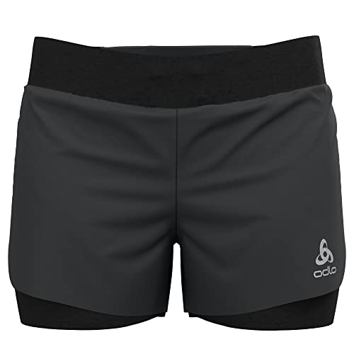 Odlo Damen Zeroweight 3 Inch_322561 Laufshorts, Schwarz, XL EU von Odlo