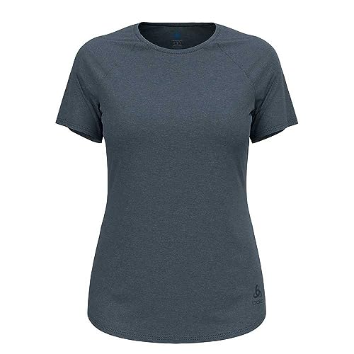 Odlo Damen Kurzarm Laufshirt ESSENTIAL 365, india ink melange, XS Odlo Damen Kurzarm Laufshirt ESSENTIAL 365, india ink melange, XS von Odlo