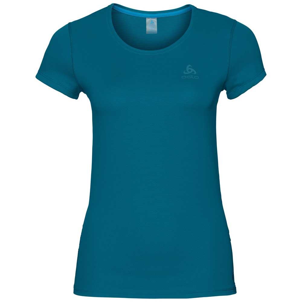 Odlo Active F Dry Light Short Sleeve T-shirt Blau XS Frau von Odlo