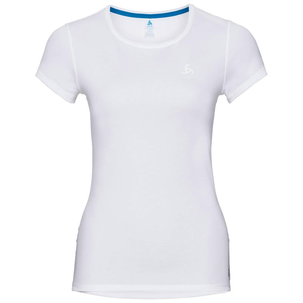 Odlo Active F Dry Light Short Sleeve T-shirt Weiß XS Frau von Odlo