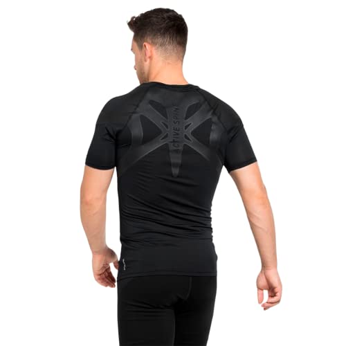 Odlo Herren Kurzarm Laufshirt ACTIVE SPINE, black, L Odlo Herren Kurzarm Laufshirt ACTIVE SPINE, black, L von Odlo