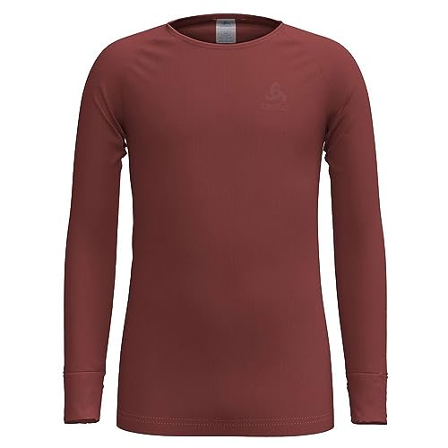 Odlo Kinder Funktionsunterwäsche Langarm Shirt ACTIVE WARM ECO, spiced apple, 116 von Odlo