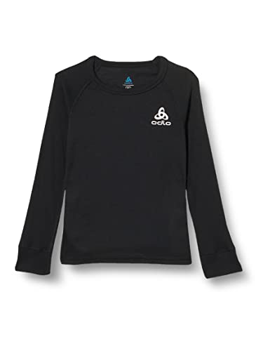 Odlo Kinder Funktionsunterwäsche Langarm Shirt ACTIVE WARM ECO, black, 128 von Odlo