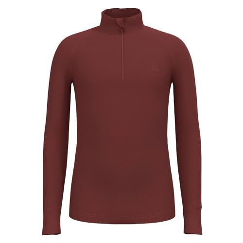 Odlo Kinder Funktionsunterwäsche Langarm Shirt mit Reißverschluss ACTIVE WARM ECO, spiced apple, 140 Odlo Kinder Funktionsunterwäsche Langarm Shirt mit Reißverschluss ACTIVE WARM ECO, spiced apple, 140 von Odlo