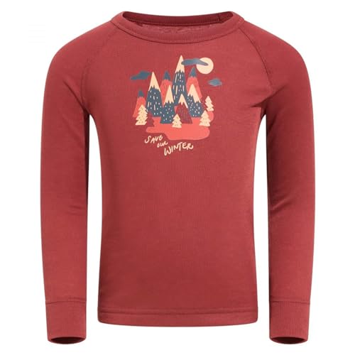 Odlo Kinder Funktionsunterwäsche Langarm Shirt ACTIVE WARM ECO KIDS SAVE OUR WINTER (small), spiced apple, 104 von Odlo