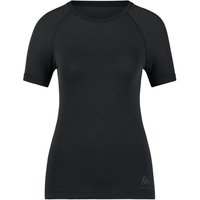 Odlo BL Top Crew Neck Performance Light Eco Laufshirt Damen in schwarz, Größe: S von Odlo