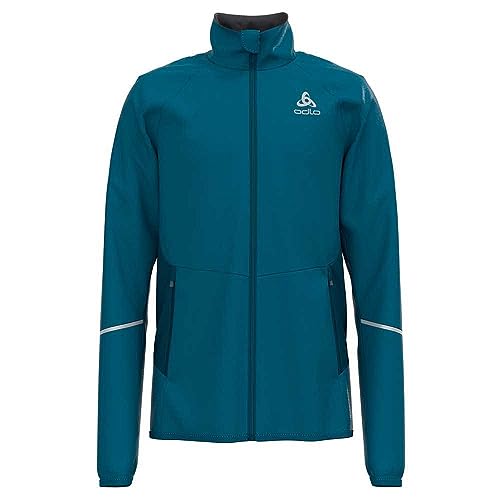 Odlo Kinder Langlauf Jacke BRENSHOLMEN JUNIOR, saxony blue - deep dive, 164 von Odlo