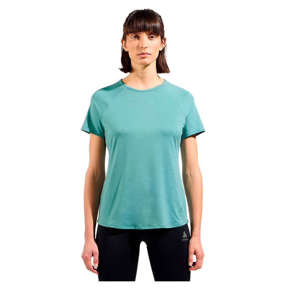 Odlo Crew Active 365 Short Sleeve T-shirt Grün S Frau von Odlo