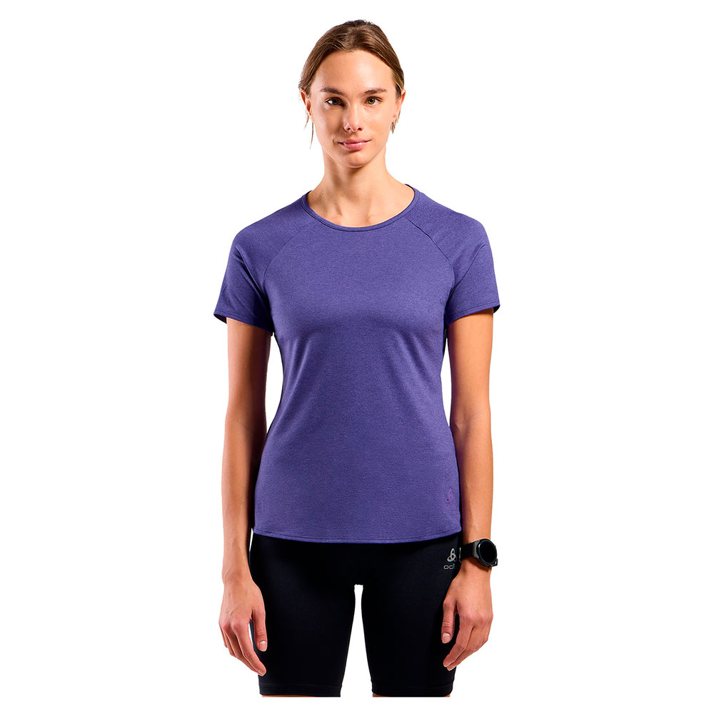 Odlo Crew Active 365 Short Sleeve T-shirt Lila XS Frau von Odlo