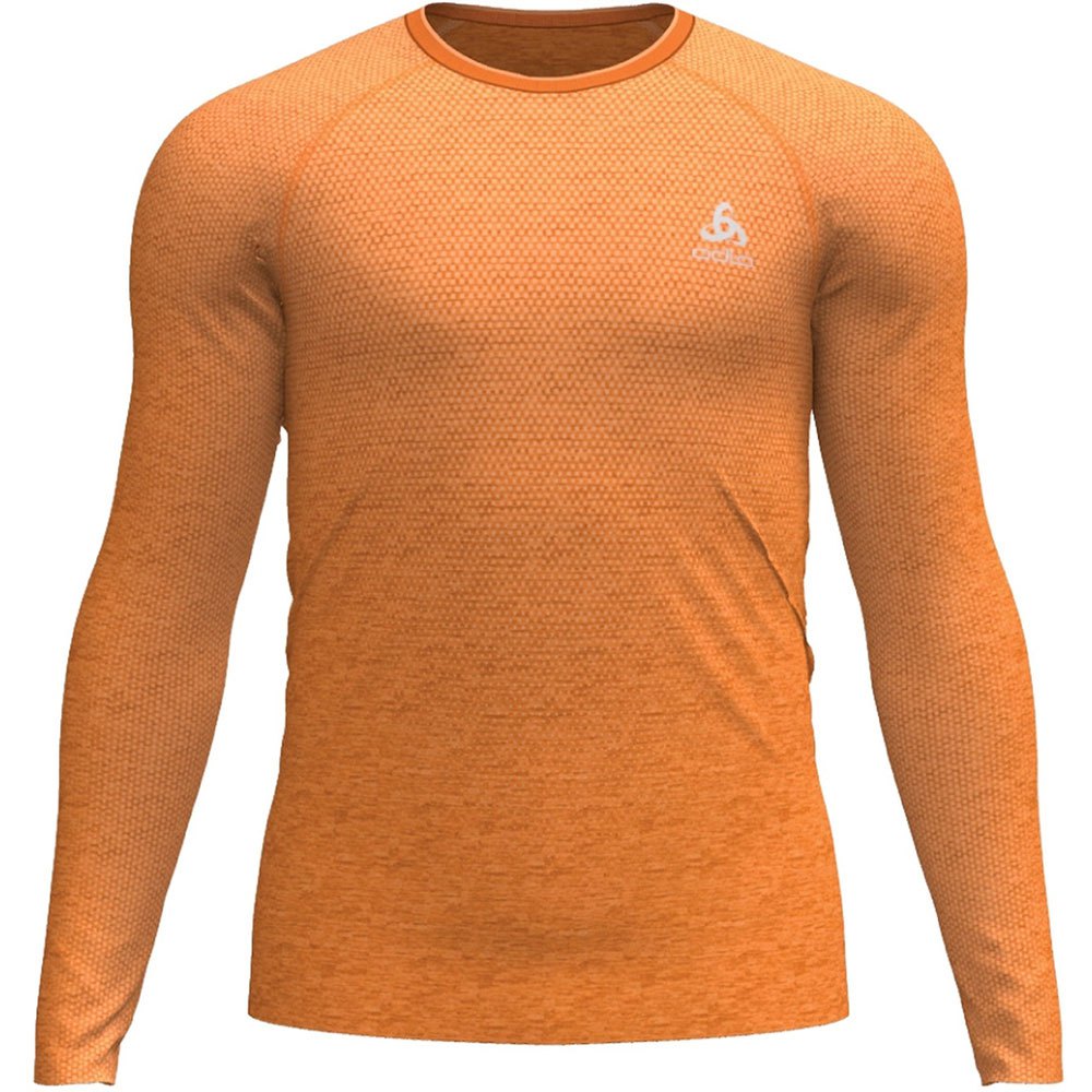 Odlo Crew Essential Seamless Long Sleeve T-shirt Orange 2XL Mann von Odlo