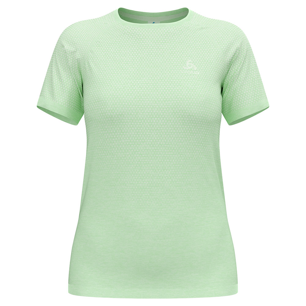 Odlo Crew Essential Seamless Short Sleeve T-shirt Grün S Frau Odlo Crew Essential Seamless Short Sleeve T-shirt Grün S Frau von Odlo