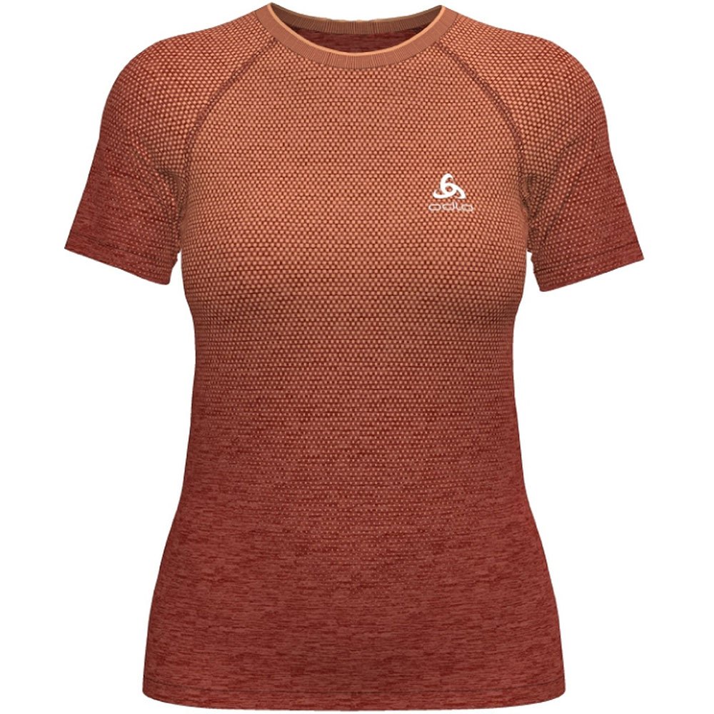 Odlo Crew Essential Seamless Short Sleeve T-shirt Orange XS Frau Odlo Crew Essential Seamless Short Sleeve T-shirt Orange XS Frau von Odlo