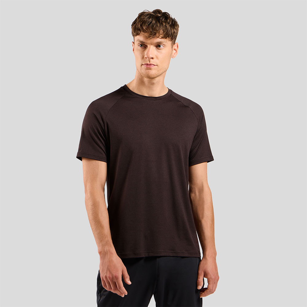 Odlo Crew Essential Short Sleeve T-shirt Braun XL Mann von Odlo