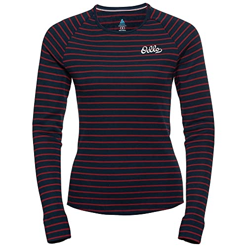 Odlo Damen Active Warm Originals Eco_159271 Funktionsunterwäsche Langarm Shirt, Dark Sapphire - Sundried Tomato, XS EU Odlo Damen Active Warm Originals Eco_159271 Funktionsunterwäsche Langarm Shirt, Dark Sapphire - Sundried Tomato, XS EU von Odlo