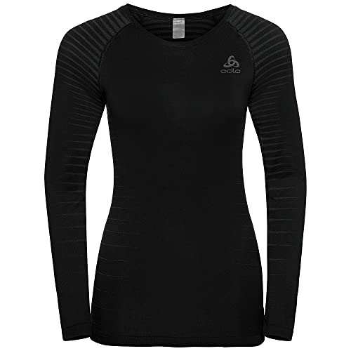 Odlo Damen Funktionsunterwäsche Langarm Shirt PERFORMANCE LIGHT, black, XL Odlo Damen Funktionsunterwäsche Langarm Shirt PERFORMANCE LIGHT, black, XL von Odlo