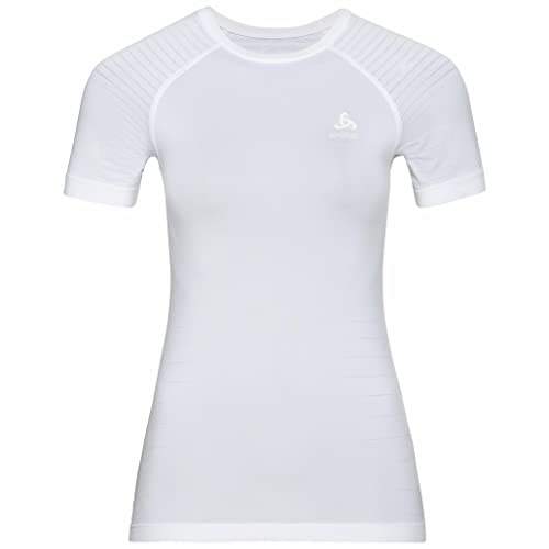 Odlo Damen PERFORMANCE LIGHT Funktionsunterwäsche Kurzarm Shirt, white, M von Odlo