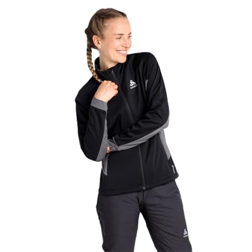 Odlo Damen Langlauf Jacke BRENSHOLMEN, black - new odlo graphite grey, L Odlo Damen Langlauf Jacke BRENSHOLMEN, black - new odlo graphite grey, L von Odlo