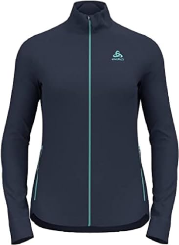 Odlo Damen Langarm Shirt mit Reißverschluss BERRA, dark sapphire, XS Odlo Damen Langarm Shirt mit Reißverschluss BERRA, dark sapphire, XS von Odlo