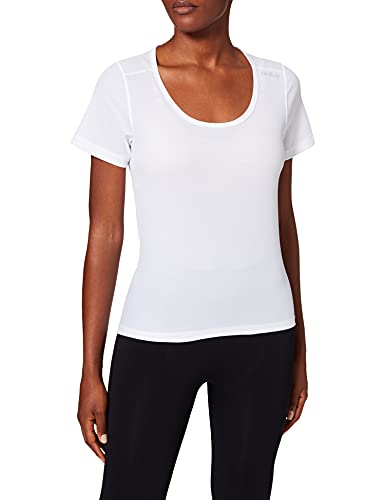 Odlo Damen CUBIC Kurzarm-Shirt mit Rundhals, White, XL von Odlo