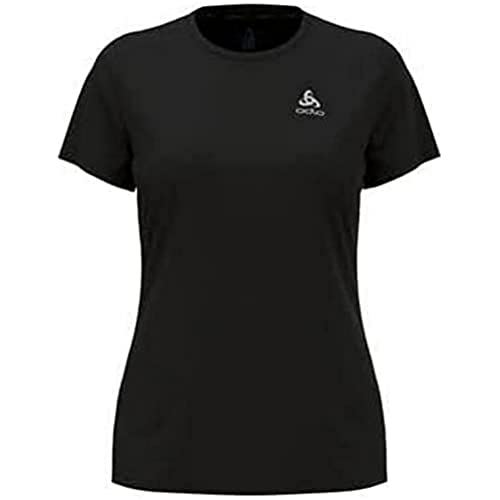 Odlo Damen Essential Flyer Kurzarm Laufshirt, Schwarz, XL EU Odlo Damen Essential Flyer Kurzarm Laufshirt, Schwarz, XL EU von Odlo