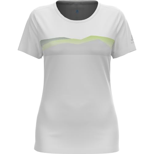 Odlo Damen Kurzarm Shirt F-DRY RIDGELINE, white, M Odlo Damen Kurzarm Shirt F-DRY RIDGELINE, white, M von Odlo