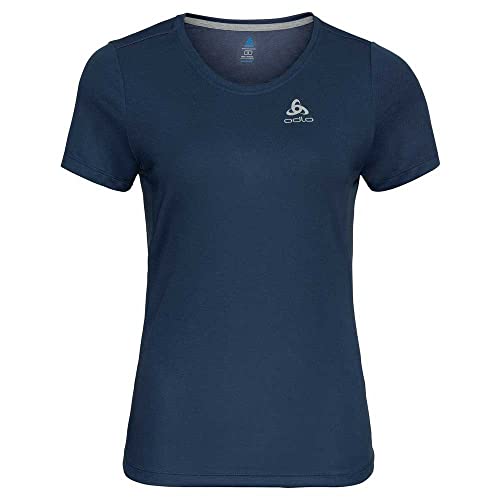 Odlo Damen F-dry Kurzarm Shirt, Dark Sapphire, XL EU Odlo Damen F-dry Kurzarm Shirt, Dark Sapphire, XL EU von Odlo
