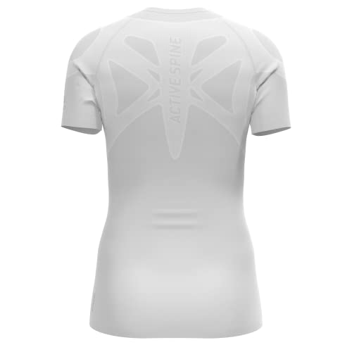 Odlo Damen Kurzarm Laufshirt ACTIVE SPINE, white, XS Odlo Damen Kurzarm Laufshirt ACTIVE SPINE, white, XS von Odlo